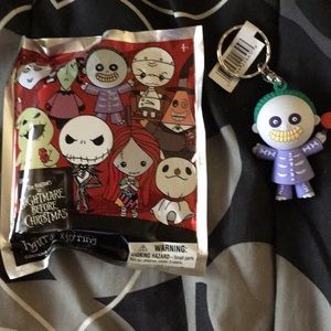 Nightmare Before Christmas Barrel Keychain!